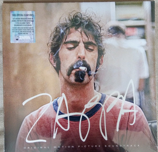 Frank Zappa ‎– Zappa (Original Motion Picture) - New 2 LP Record 2021 Zappa Europe Import 180 gram Crystal Clear Vinyl - Soundtrack - Shuga Records