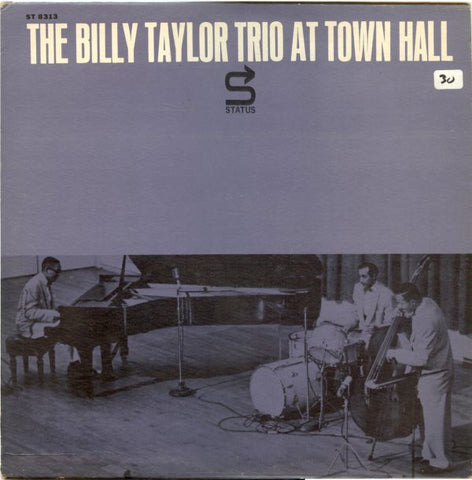 The Billy Taylor Trio ‎– The Billy Taylor Trio At Town Hall (1955) - VG+ LP Record 1965 Status Prestige USA Mono Vinyl - Jazz / Hard Bop