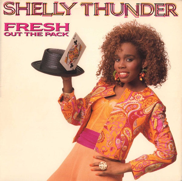 Shelly Thunder ‎– Fresh Out The Pack - Mint- Lp Record 1989 Mango USA Vinyl - Ragga HipHop / Dancehall / Reggae