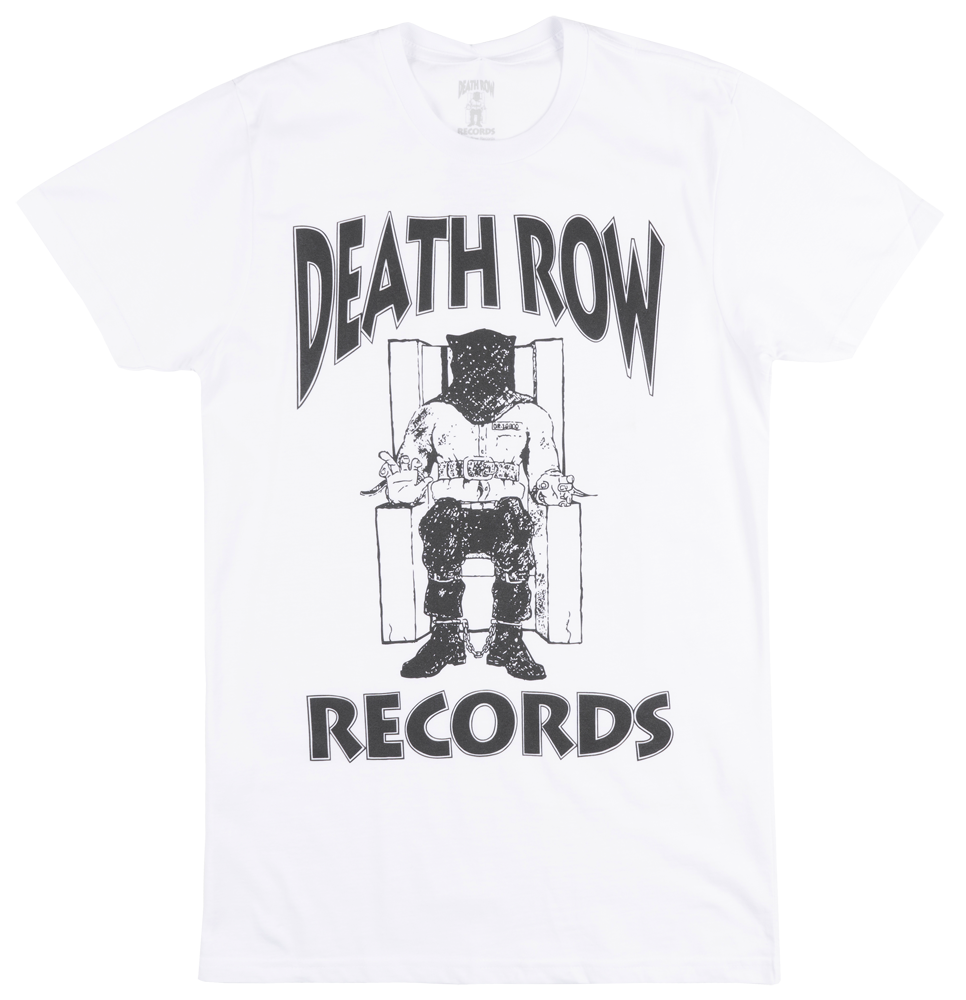 Men's White 'Death Row Records' T-Shirt
