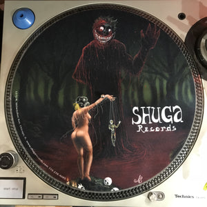 Shuga Records 2018 Limited Edition Vinyl Record Slipmat Spooky Puppet