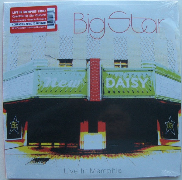 Big Star ‎– Live In Memphis - New 2 LP Record 2014 Omnivore USA Red Translucent Vinyl & Download - Power Pop / Rock & Roll