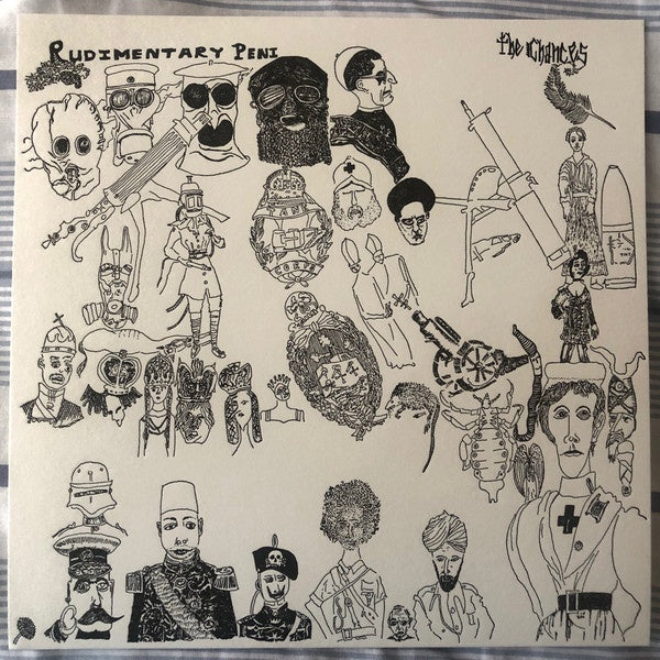 Rudimentary Peni ‎– The Chances - New 7" Single Record 2020 Sealed UK Import Vinyl - Punk / Experimental / Poetry - Shuga Records