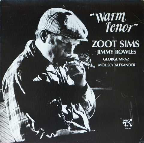 Zoot Sims And Jimmy Rowles ‎– Warm Tenor - VG+ Lp Record 1979 Pablo USA Vinyl - Cool Jazz / Bop
