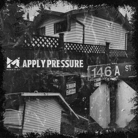 Merkules ‎– Apply Pressure - New LP Record Store Day 2021 USA RSD Clear & Black Splatter Vinyl - Hip Hop