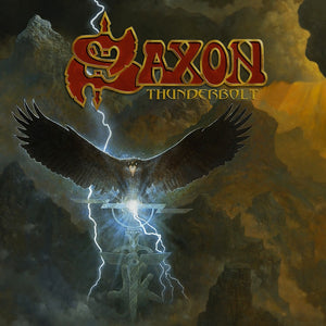 Saxon ‎– Thunderbolt - New Vinyl Record 2018 Silver Lining Music Ltd Pressing on Colored Vinyl with Gatefold Jacket - Metal