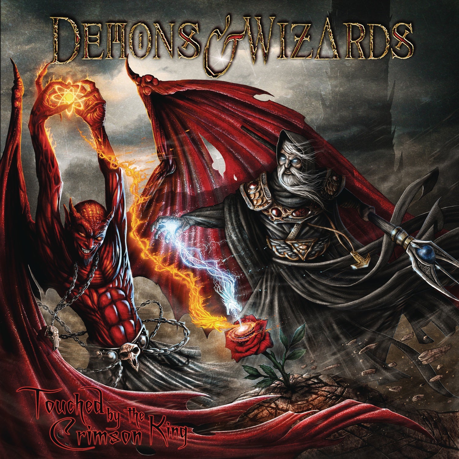 Demons & Wizards ‎– Touched By The Crimson King (2005) - New Vinyl 2 LP Record 2019 Reissue - Heavy Metal