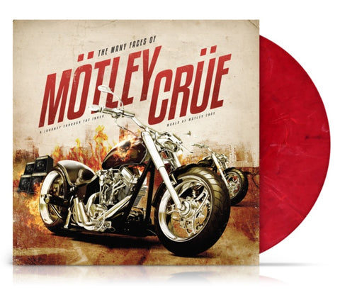 Various ‎– The Many Faces Of Mötley Crüe - A Journey Through The Inner World Of Mötley Crüe - New 2 LP Record 2019 Europe Import 180 gram Red Vinyl - Hard Rock / Glam