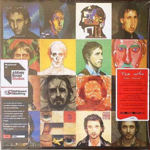 The Who ‎– Face Dances - New 2 LP Record Store Day 2021 Polydor Europe Import Blue & Yellow Vinyl - Classic Rock / Pop Rock