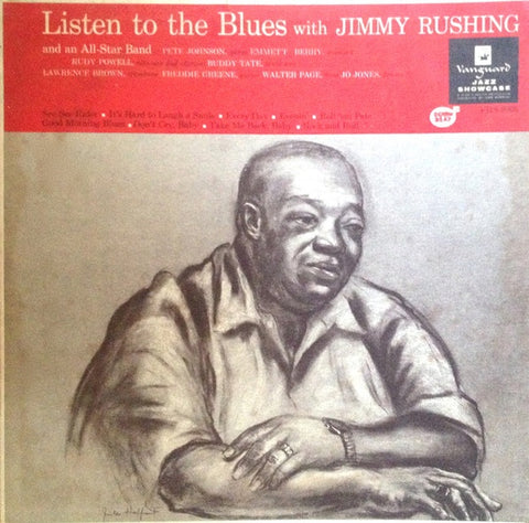 Jimmy Rushing ‎– Listen To The Blues With Jimmy Rushing - VG+ Lp Record 1956 Vanguard USA Mono Original Vinyl - Blues / Jazz