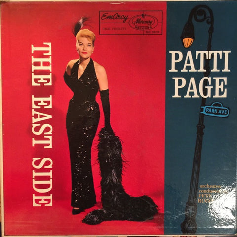 Patti Page ‎– The East Side - Mint- LP Record 1957 EmArcy USA Mono Vinyl - Jazz Vocal