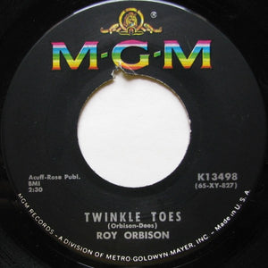 Roy Orbison ‎– Twinkle Toes / Where Is Tomorrow? - VG+ 7" Single 45rpm 1966 MGM US - Rock & Roll / Vocal