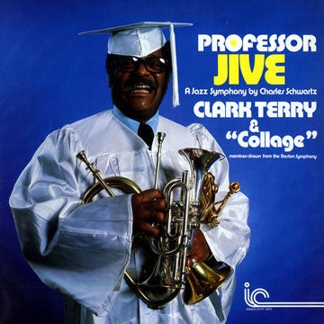 Clark Terry ‎– Professor Jive - A Jazz Symphony By Charles Schwartz - VG+ Lp Record 1976 Inner City USA Vinyl - Jazz
