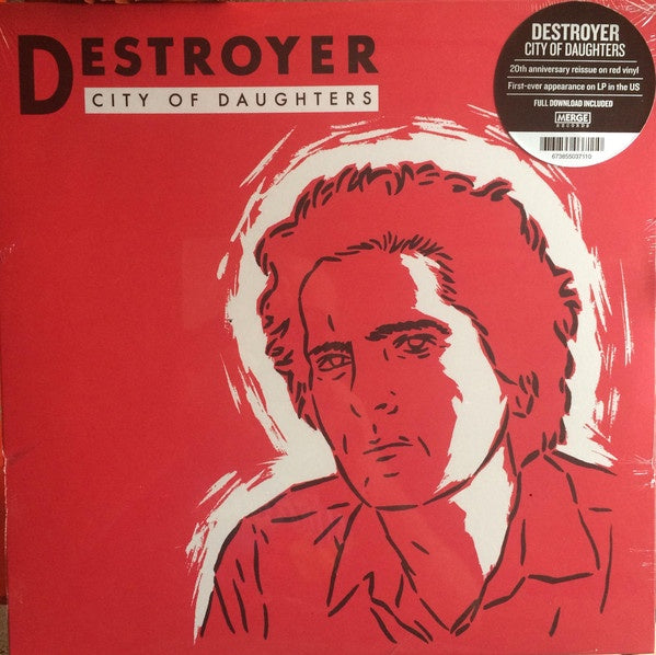 Destroyer ‎- City Of Daughters (1998) - Mint- LP Record 2018 Merge Red Vinyl - Indie Rock / Alternative Rock - Shuga Records