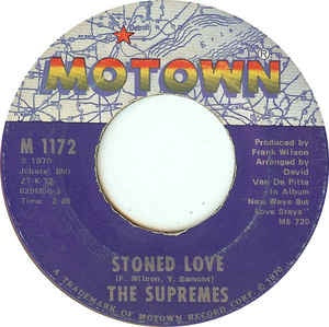 The Supremes - Stoned Love / Shine On Me - VG+ 7" Single 45RPM 1970 Motown USA - Funk / Soul