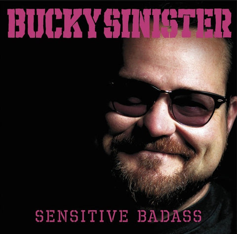 Bucky Sinister ‎– Sensitive Badass - New Lp Record 2012 Post-Consumer USA Red Vinyl & Download - Comedy