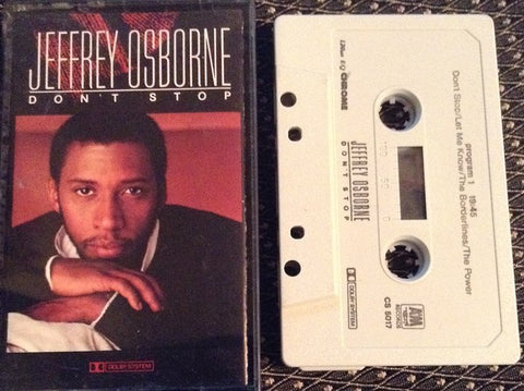 Jeffrey Osborne ‎– Don't Stop - Used Cassette A&M 1984 USA - Funk / Soul