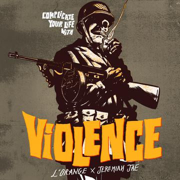 L'Orange x Jeremiah Jae - Complicate Your Life With Violence - New 2019 Record LP Limited Clear with Orange/Black Splatter Vinyl - Hip Hop