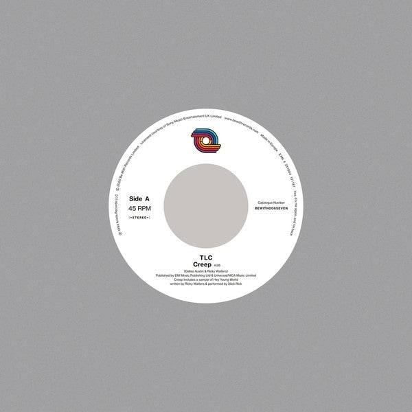 TLC ‎– Creep / Waterfalls (1994) - New 7" Single Record 2020 Be With Europe Import Vinyl - RnB / Swing / Hip Hop - Shuga Records