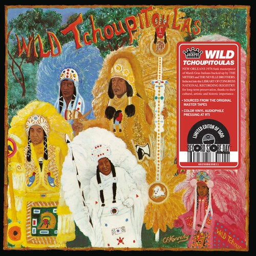 The Wild Tchoupitoulas ‎– S/T (1976) - New LP Record Store Day 2020 Blue Vinyl - Bayou Funk