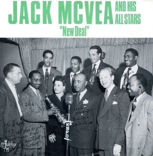 Jack McVea And His All Stars ‎– New Deal VG+ 1989 Jukebox Mono Compilation LP (Sweden Import) - Jazz / Blues