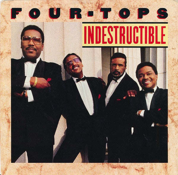 Four Tops ‎– Indestructible / Are You With Me - Mint- 45rpm 1988 USA - Funk / Soul