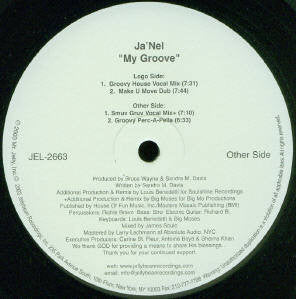 Ja'Nel - My Groove Mint- - 12" Single 2003 Jellybean Soul USA - House