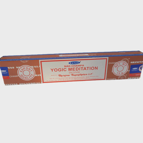 Satya Nag Champa - Yogic Meditation Incense - New 15g Pack (12 Sticks)