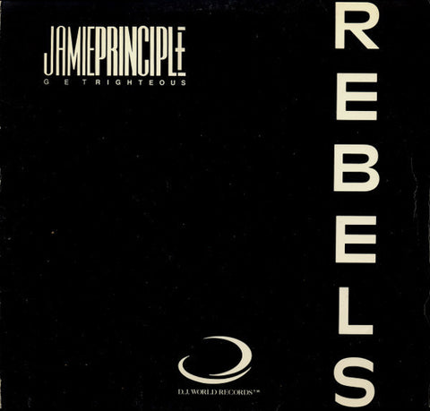 Jamie Principle - Rebels VG+ - 12" Single 1988 D.J. World USA - Chicago House
