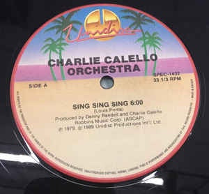 Charlie Calello Orchestra* / Ferrara ‎– Sing, Sing, Sing / Love Attack - VG+ Single Record - 1989 Canada Unidisc Vinyl - Disco - Shuga Records