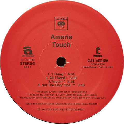 Amerie - Touch - Mint- 2 Lp Set 2005 USA (Promo Press) - Hip Hop/NEO Soul