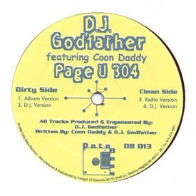D.J. Godfather ‎– Page U 304 - Mint- 12" Single Record 1998 Databass USA Vinyl - Techno / Tech House