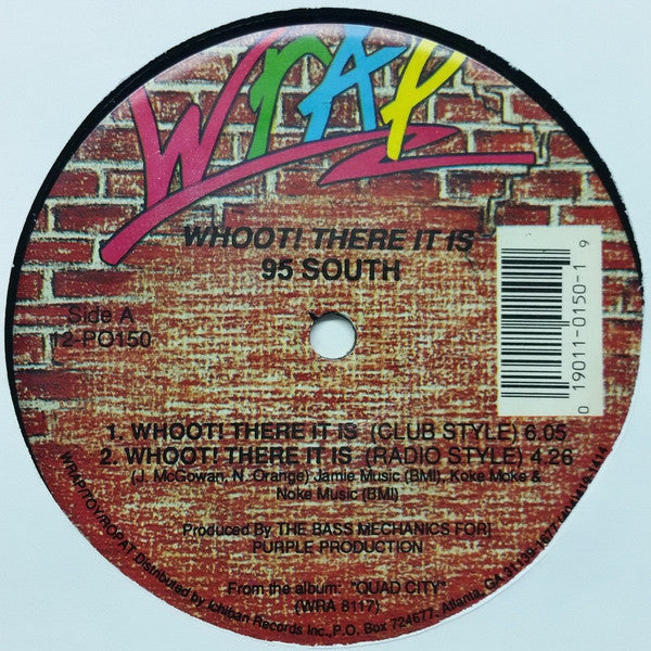 95 South - Whoot! There It Is VG+ - 12" Single 1993 Wrap USA - Hip Hop