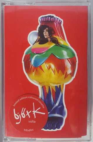 Björk ‎– Volta (2007) - New Cassette 2019 One Little Indian UK Red Tape - Electronic / Experimental