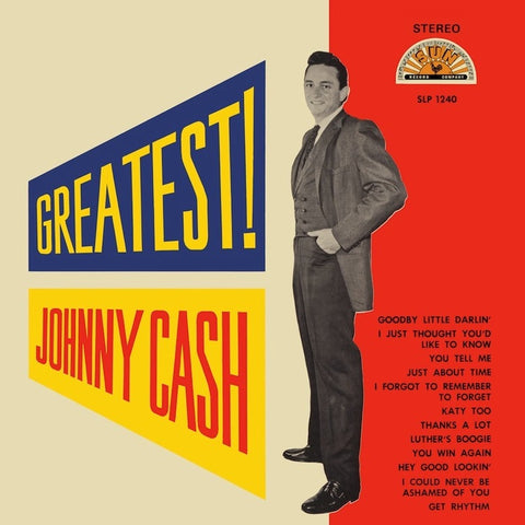 Johnny Cash ‎– Greatest! (1959) - New LP Record 2017 ORG Music Sun USA Vinyl - Country