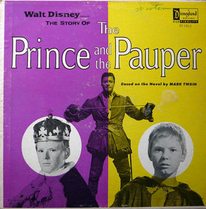 Walt Disney presents The Story Of - The Prince and the Pauper - VG 1961 Mono USA Original Press - Children's/Story