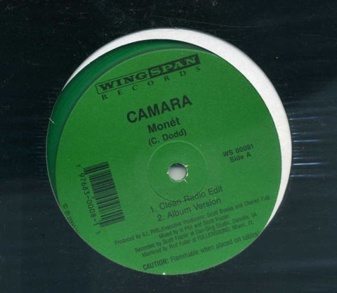 Camara - Monet Mint- - 12" Single 2000 Wingspan USA Green Vinyl - Hip Hop