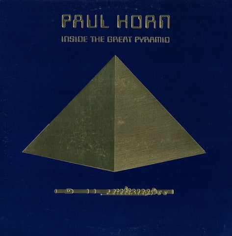 Paul Horn ‎– Inside The Great Pyramid - VG+ 2 Lp Record 1977 Mushroom USA Vinyl & Book - Free Jazz / Avantgarde