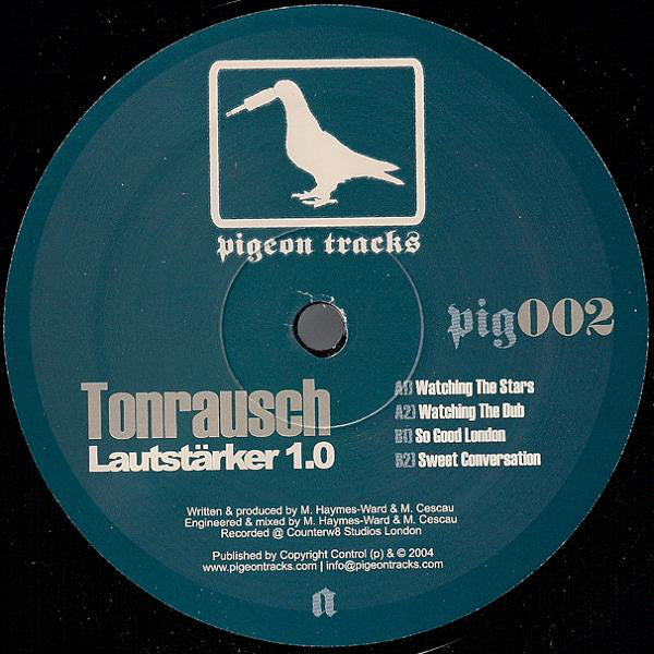 Tonrausch - Lautstärker 1.0 - New 12" Single Record 2005 Pigeon Tracks UK Vinyl - House / Deep House - Shuga Records