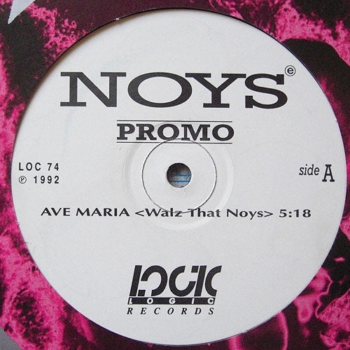 Noys ‎- Ave Maria - VG+ 12" Single Promo UK 1992 - Techno - Shuga Records