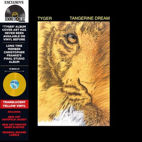 Tangerine Dream - Tyger (1987) - New LP Record Store Day 2020 Culture Factory Europe Import RSD Translucent Yellow Vinyl - Electronic / Ambient