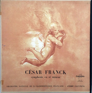 André Cluytens / Orchestre National De La Radiodiffusion Française - Franck Symphony In D Minor - VG+ 1955 Mono UK Import Angel Records - Classical