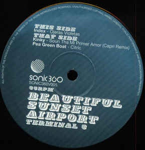 Various ‎– Beautiful Sunset Airport - Terminal 3 - New 12" Single 2002 UK Sonic360 Vinyl - Downtempo / Latin / Deep House