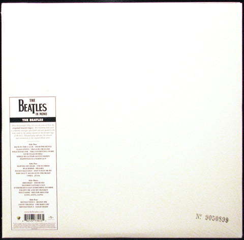 The Beatles - The Beatles White Album (1968) - New 2 LP Record 2014 Apple Europe 180 gram Mono Vinyl, Poster & 4 Photos - Pop Rock / Psychedelic Rock