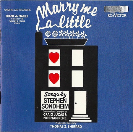 Stephen Sondheim ‎– Marry Me A Little (Original Cast Recording) - Mint- Lp Record 1981 RCA USA Vinyl - Soundtrack