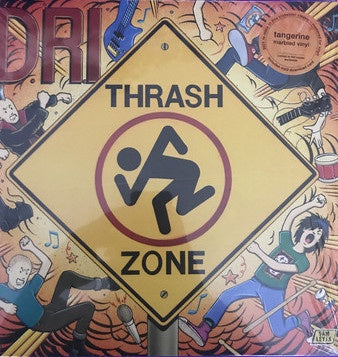 D.R.I. ‎– Thrash Zone (1989) - New LP Record 2021 Metal Blade USA Tangerine Marbled Vinyl & Download - Thrash / Metal