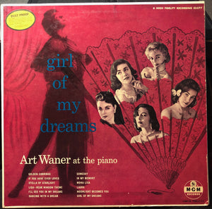 Art Waner At The Piano ‎– Girl Of My Dreams - VG+ LP Record 1956 MGM Mono Vinyl - Jazz