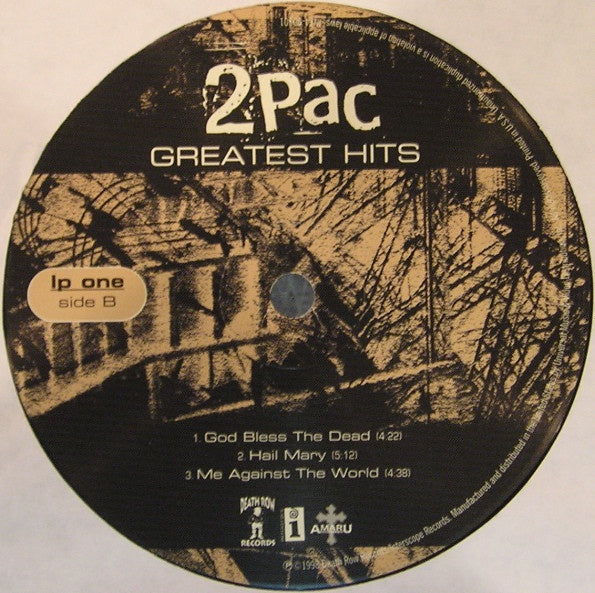 2Pac ‎- Greatest Hits - VG- (only Sides C & D) 1998 USA - Rap / Hip Hop - Shuga Records