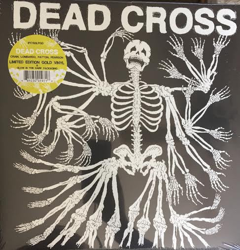 Dead Cross ‎– S/T - New Vinyl Record 2017 Ipecac Limited Edition Pressing on Gold Vinyl with Glow-in-the-Dark Gatefold Sleeve - Hardcore / Heavy Metal - Shuga Records