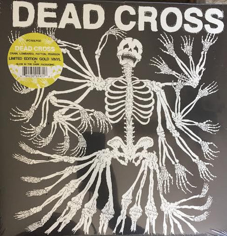 Dead Cross ‎– S/T - New Vinyl Record 2017 Ipecac Limited Edition Pressing on Gold Vinyl with Glow-in-the-Dark Gatefold Sleeve - Hardcore / Heavy Metal